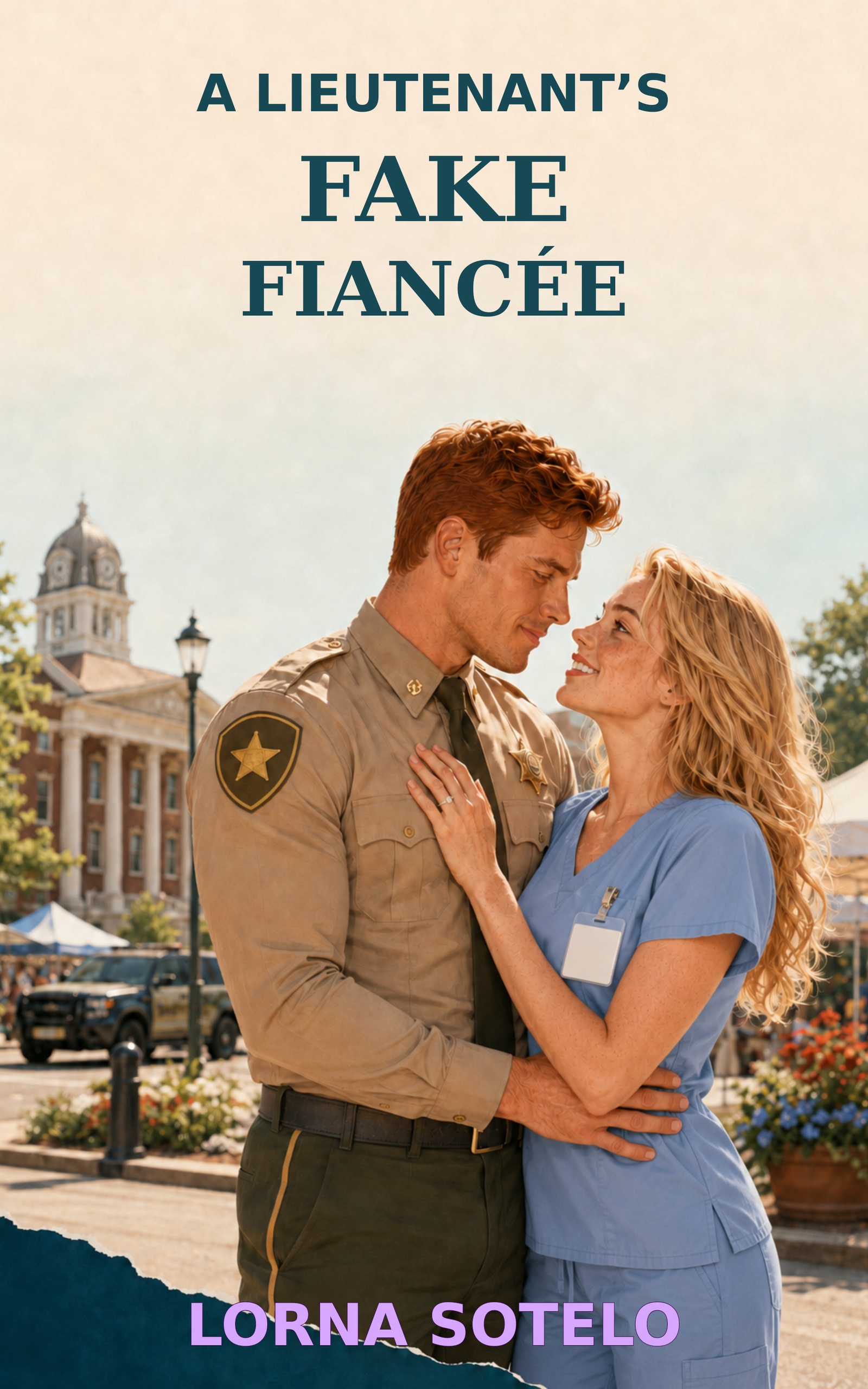 A Lieutenant’s Fake Fiancée by Lorna Sotelo, current book cover